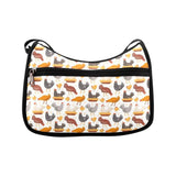 Chicken Yard - Shoulder bag Crossbody Bags, Handbag, Purse - MaWeePet- Art on Apparel