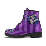 Alice the Rabbit- -Classic boots, combat boots, Lace up, Festival hippy boots - MaWeePet- Art on Apparel